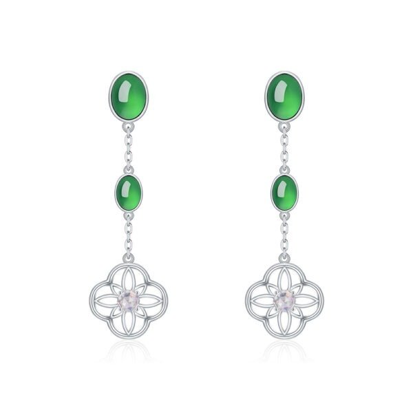 S925 Sterling Silver Dangle Earrings