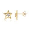 S925 Sterling Silver Star Stud Earrings