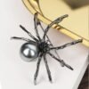 Spider Pearl Large Brooch