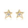 S925 Sterling Silver Star Stud Earrings