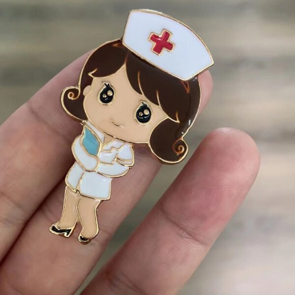 Creative Cartoon Nurse Brooch