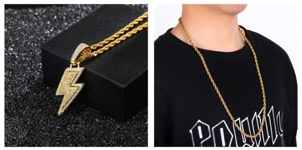 Lightning Pendant Neckles