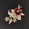b6a76aa6-95ad-4d8e-8c01-498515b46ca1.jpg Diamond Flower Corsage Brooch Handmade Brooch