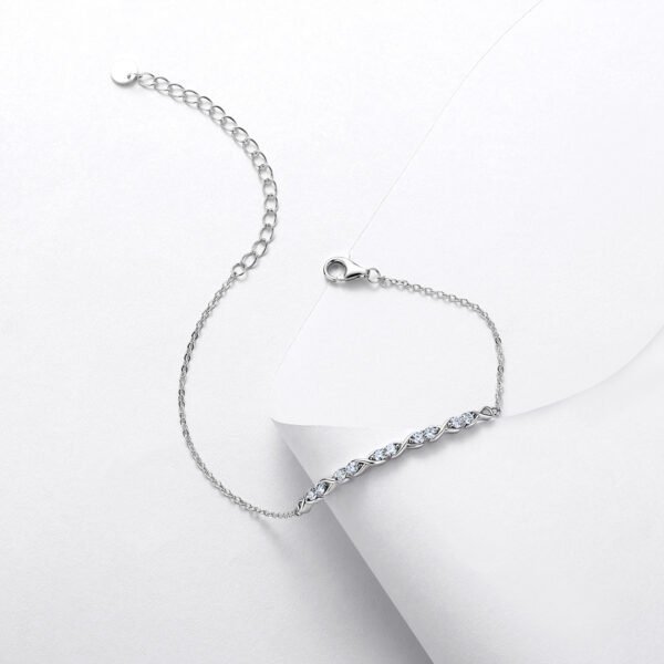 S925 Sterling Silver Infinity Bracelet