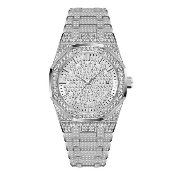 Hip Hop Diamond-embedded Watch