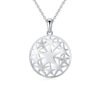 S925 Sterling Silver Pentagram Pendant Necklace