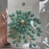 Elegant Snowflake Pearl Brooch