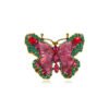 Butterfly brooch pin