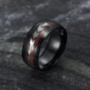 Stainless Steel Wood Grain Ring