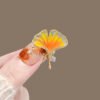 Maple Leaf Female Brooch