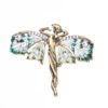 Enamel Butterfly Brooch