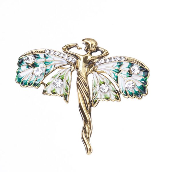 Enamel Butterfly Brooch