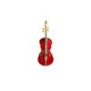 Light Luxury Violin Brooch