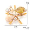d1788160-7f68-4a2f-ba6c-c94a17c924e2.jpg Starfish Shell Brooch High Sense Niche