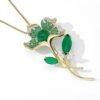 Fashion Green Flower Brooch