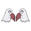 Halloween Couple Metal Ghost Love Brooche