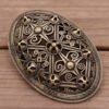 Vintage Metal Viking Brooch