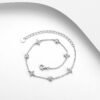 S925 Sterling Silver Station Bracelet