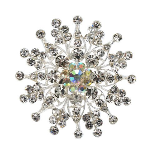 Diamond Fashion Crystal Sunflower Pin