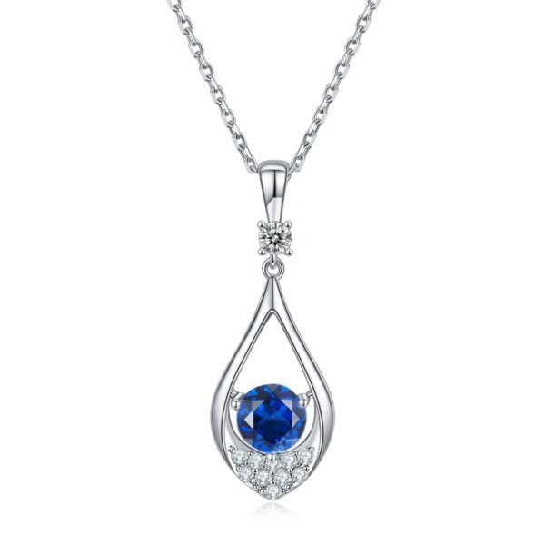 S925 Sterling Silver Teardrop Necklace