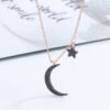 df8fc78b-8035-499f-bcdf-6d1a756c8ae1.jpg Retro Star Moon Net Red Ins Clavicle Chain Necklace