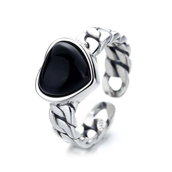 e6df4e35-b0d7-4ad4-a319-5d59490a9c61.jpg 925 Sterling Silver Love Heart Black Ring