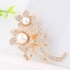 Bow Pearl Brooch For Women