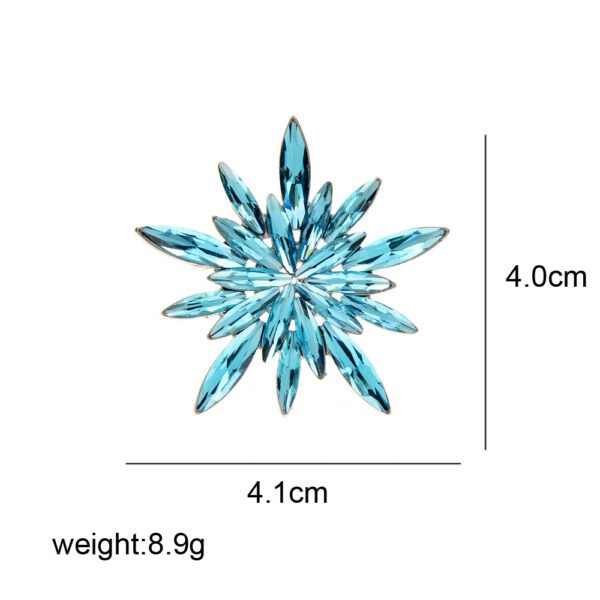 ebb2dbc2-60f6-447a-9feb-209d675b4145.jpg Christmas Blue Snowflake Brooch Pin