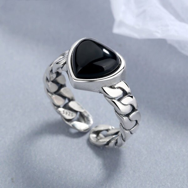 ebe79d50-fdae-40d9-b18a-bc896659ebac.jpg 925 Sterling Silver Love Heart Black Ring