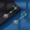 S925 Sterling Silver Dangle Earrings