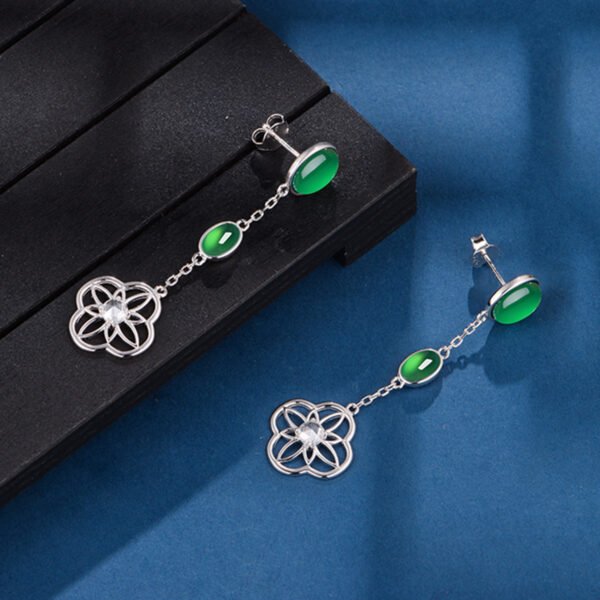 S925 Sterling Silver Dangle Earrings
