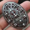 Vintage Metal Viking Brooch