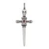 ff0493b0-3069-4387-a928-cf1ec7ff9dd2.jpg S925 Sterling Silver Skull Knight Sword Cross Pendant
