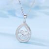 S925 Sterling Silver Teardrop Necklace