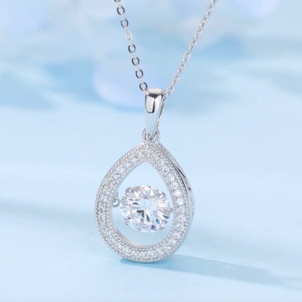 S925 Sterling Silver Teardrop Necklace