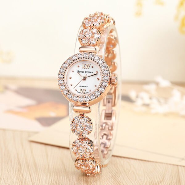 ff9047b2-553f-4355-8fc5-aaf9da8e3054.jpg Diamond Bracelet Quartz Women's Watch