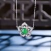 ffd63dd0-017b-49f7-968a-3eaae6f2624d.jpeg S925 Sterling Silver Flower Clover Necklace