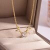 Silver Gold Plated Branch Necklace