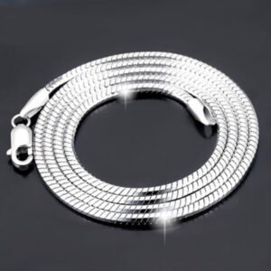 Sterling Silver Plated platinum necklace