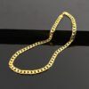 Men's flat side NK large chain