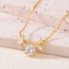Silver Gold Plated Branch Necklace