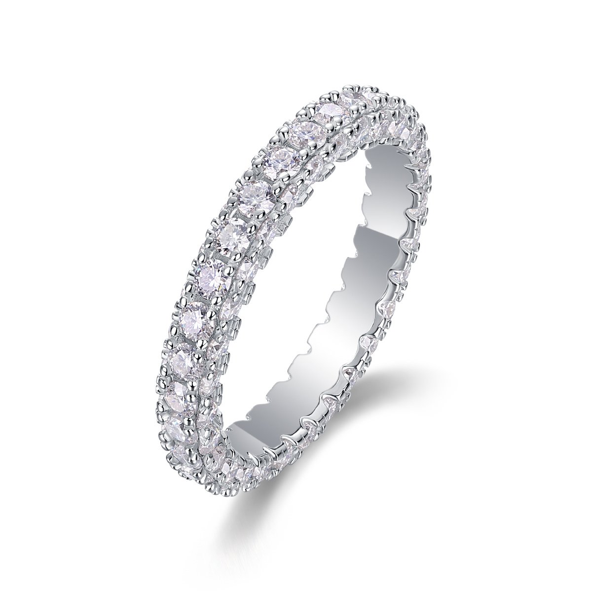 Silver Platinum Plated Ring