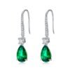 e18bcad4-46cd-4c88-ad3d-1f6181d43998.jpg Silver Lab-Created Emerald Dangle Earrings