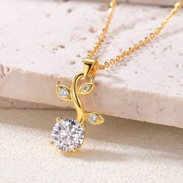 f69f08ce-cf0b-4133-98c0-94094c7d5916.jpeg Silver Gold Plated Leaf Necklace